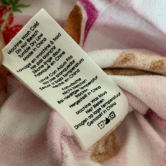 NWT PJ Salvage Set pajamas size M Brunch Club 🧇🍓☕️ - Picture 3 of 6